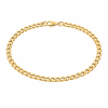 Pulseira masculina grumete em  ouro 18